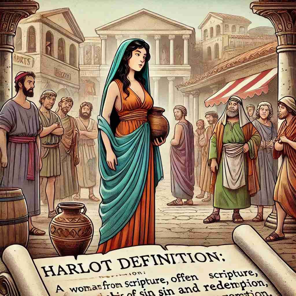 the Harlot meaning in the bible is Ezekiel 23:20